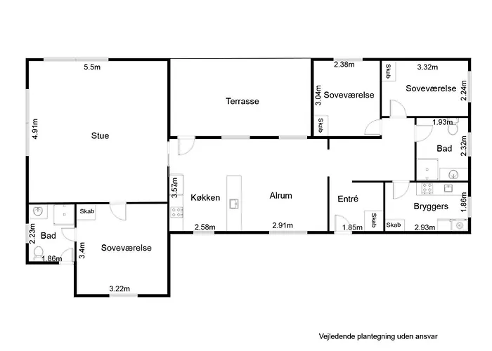 Holiday home In Ebeltoft With 2 Bedrooms *